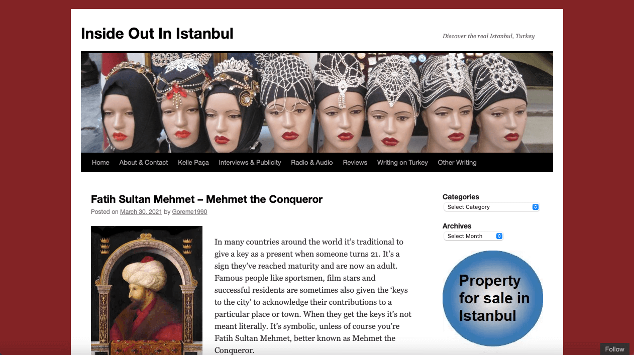 Inside out In Istanbul