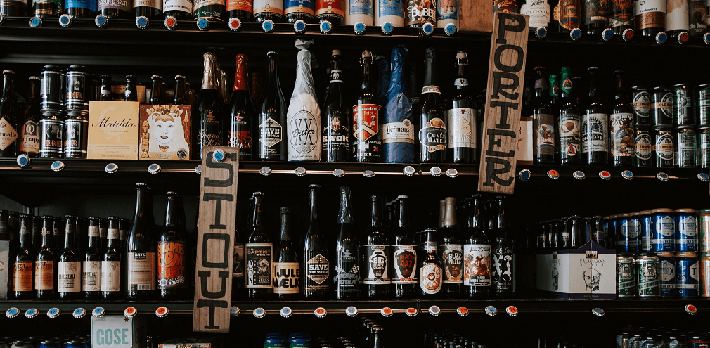 Beer selection by Christin Hume