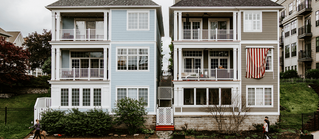 Lakefront homes in Indianapolis by Gabe Pierce