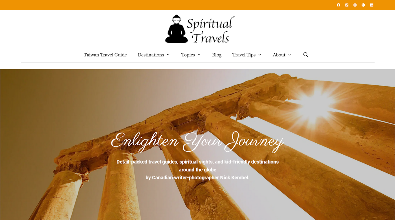 blog screenshot
