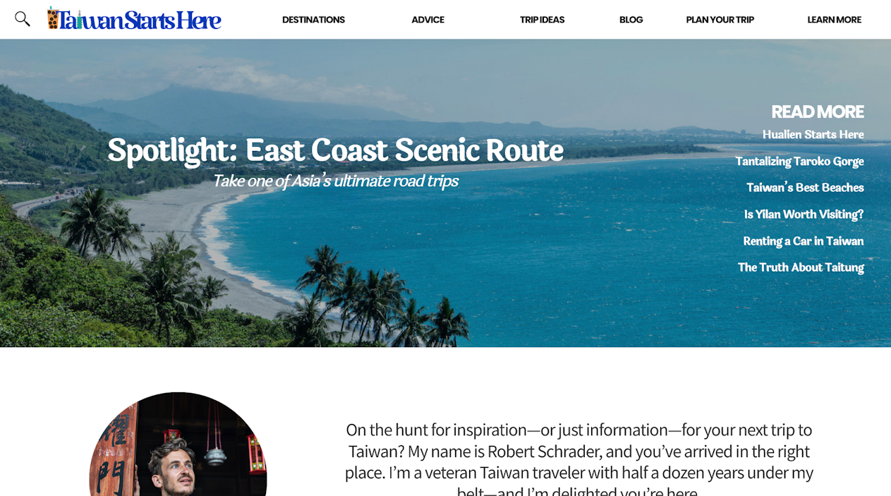 blog screenshot