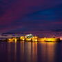 Elizabeth Castle at night