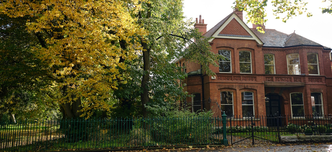 Red Brick Home in Herbert Park, Dublin, by Valerie