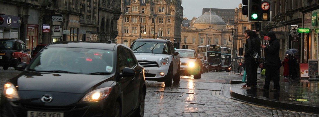 Driving in Edinburgh by Anthony Camp