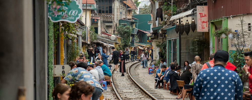 Hanoi Train Street by David Emrich on Unsplash