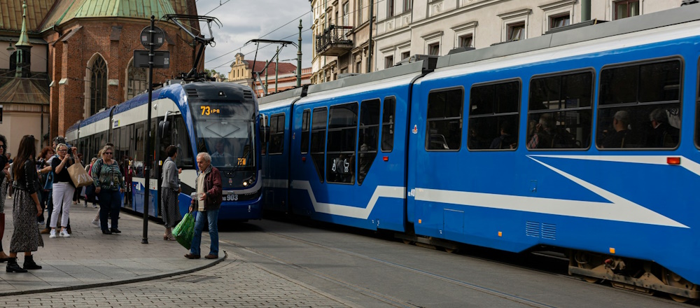 Trams in Krakow by Sebastian Kurpiel on Unsplash