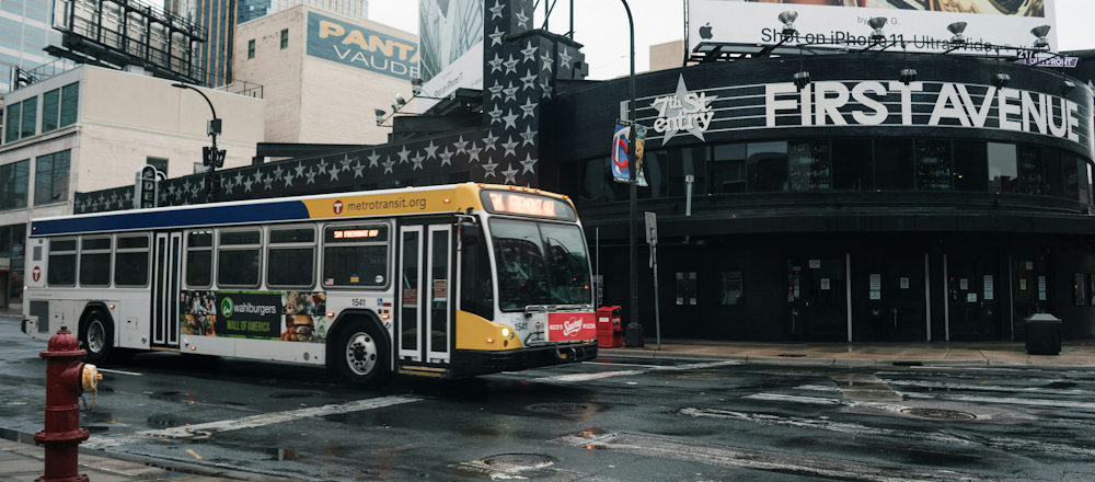 Metro Transit Bus in Minneapolis by Weston M on Unsplash