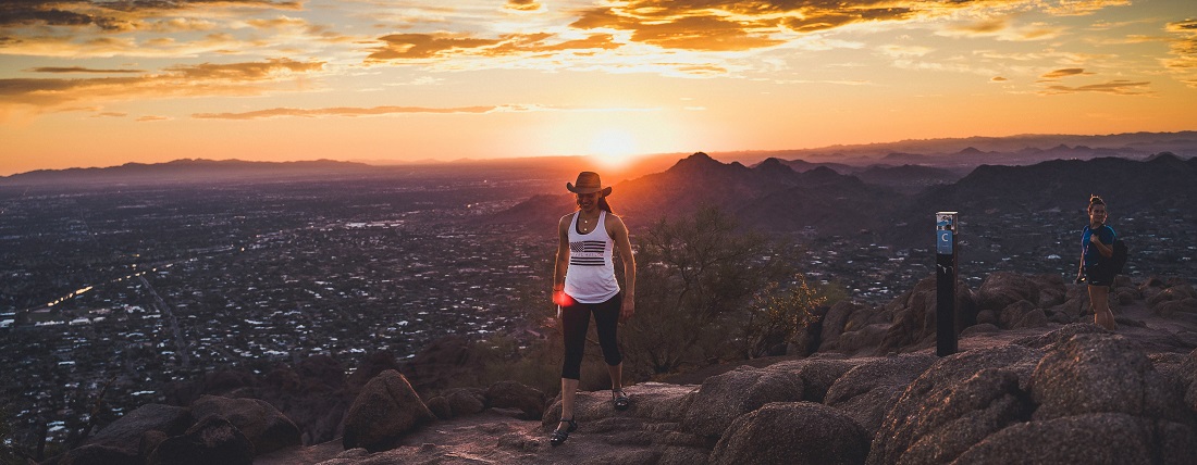 Camelback Mountain hiking peak by Diego Lozano