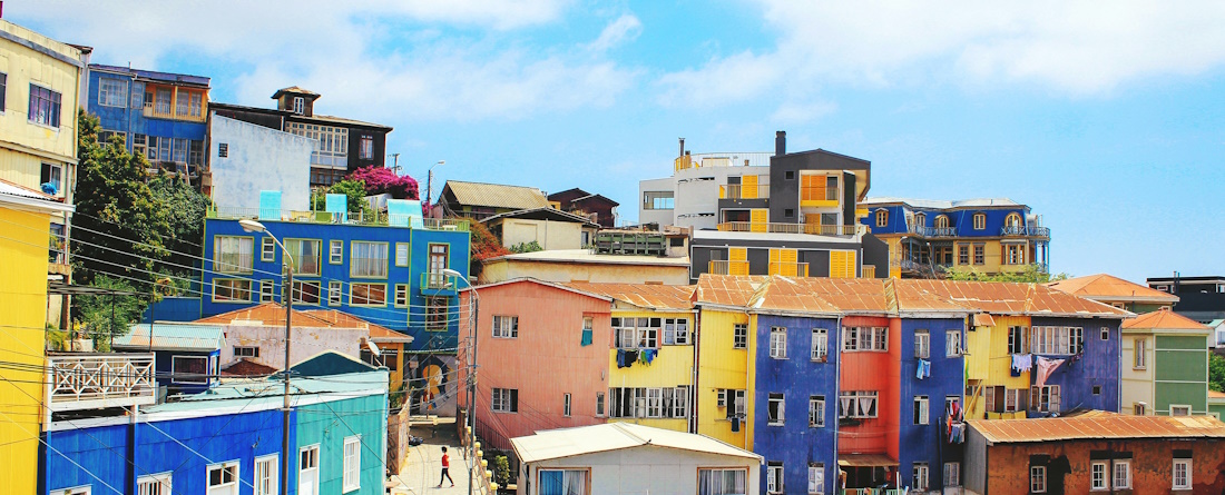 Colourful Chilean village