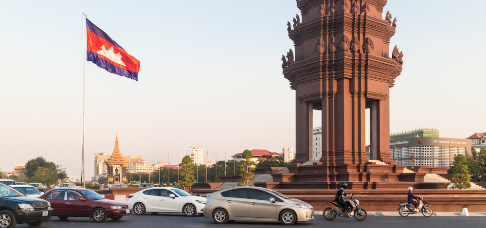 Driving in Cambodia