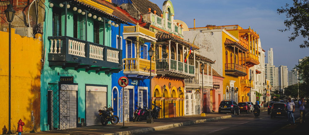 Colourful Buildings in Cartagena, Colombia, by Leandro Loureiro on Unsplash