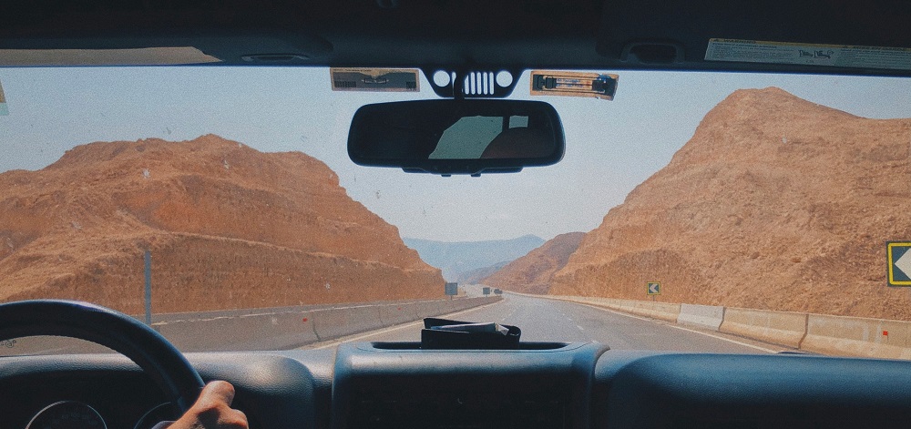 Driving in the Suez Canal by Rawan Yasser