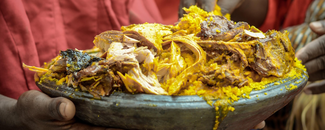 Stock image of traditional Ghanian food