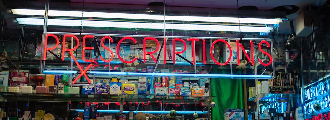 Prescriptions sign by Alexandros Chatzidimos