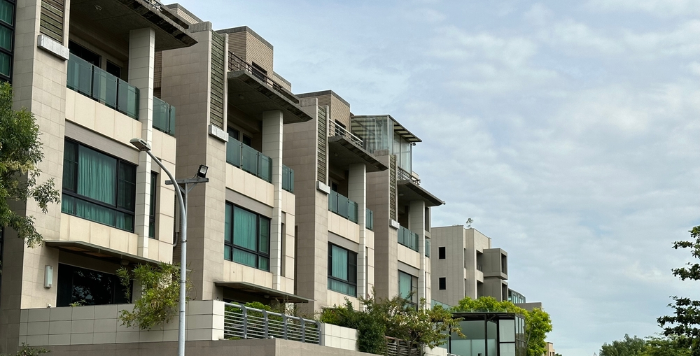 Modern apartment block in Taiwan