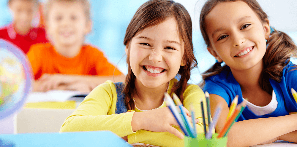 Children in classroom