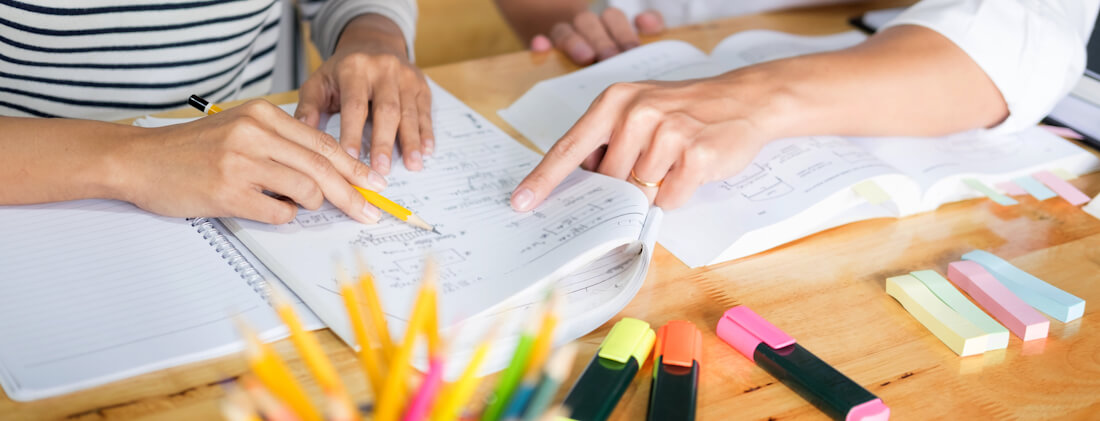 Tutoring stock image