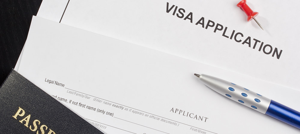 visa application paperwork