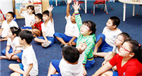 Students at International School Saigon Pearl (ISSP) in Ho Chi Minh City