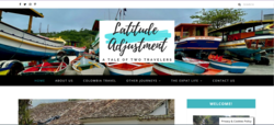 screenshot of website