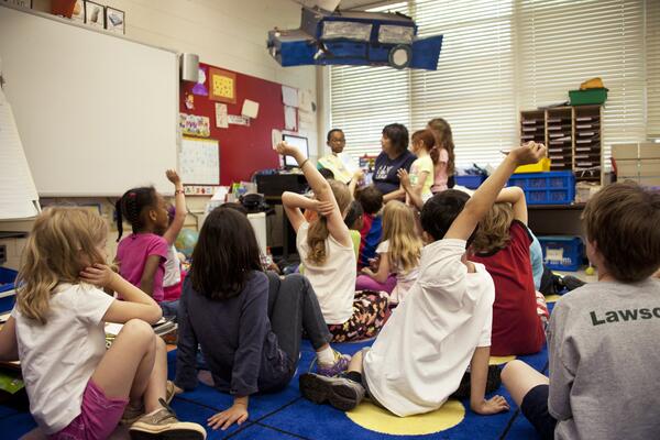 Children in a classroom by the CDC from Unsplash